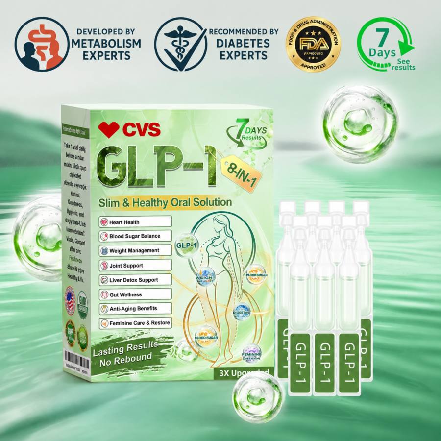 💖 GLP-1 8-in-1 Slim & Healthy Lösung  1× täglich – sichtbare Ergebnisse in 7 Tagen | Für Gewicht, Herz, Blutzucker, Schlaf, Darm, Gelenke, Haut & Energie | CE · MDR (EU) 2017/745 · BfArM